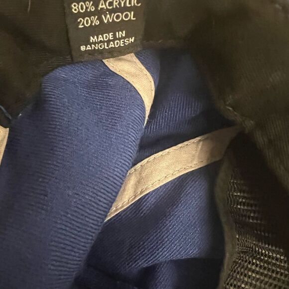 Vintage Retro Brixton Supply Acrylic Wool Blend Patch Men’s SnapBack Hat. - Picture 3 of 6